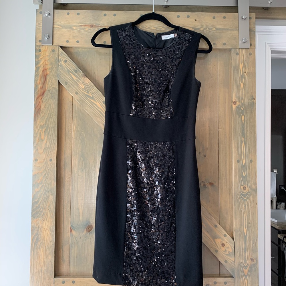 Sequin insert dress